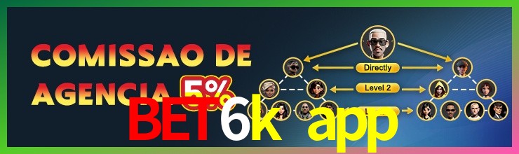 Aplicativo móvel bet6k app para iOS e Android